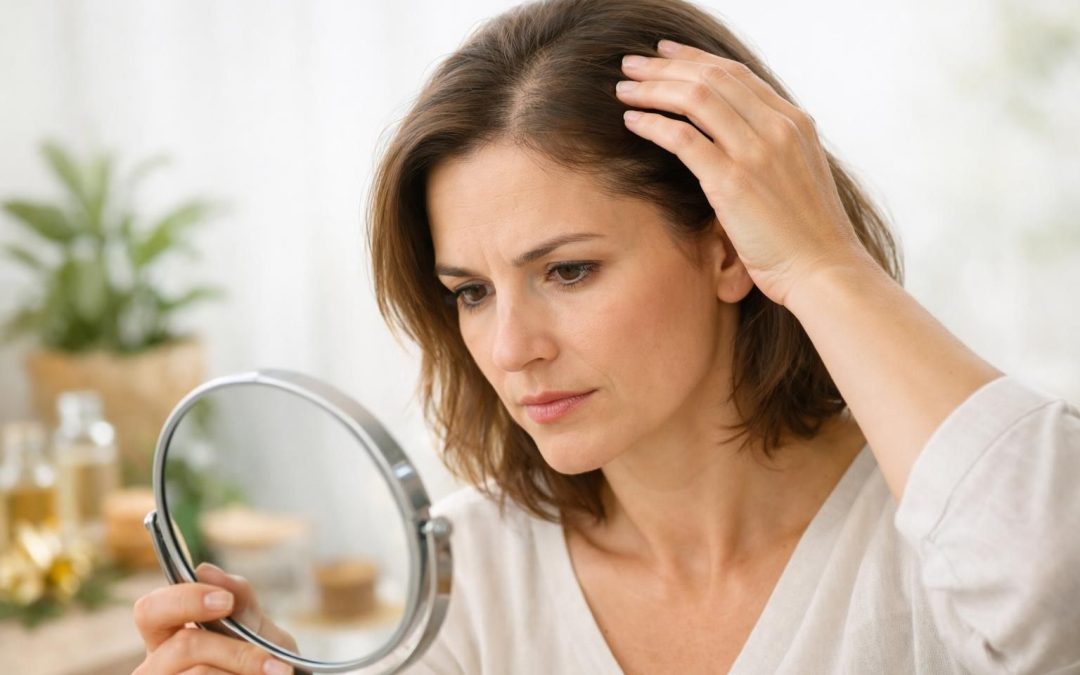 Chute de cheveux chez la femme : causes et solutions