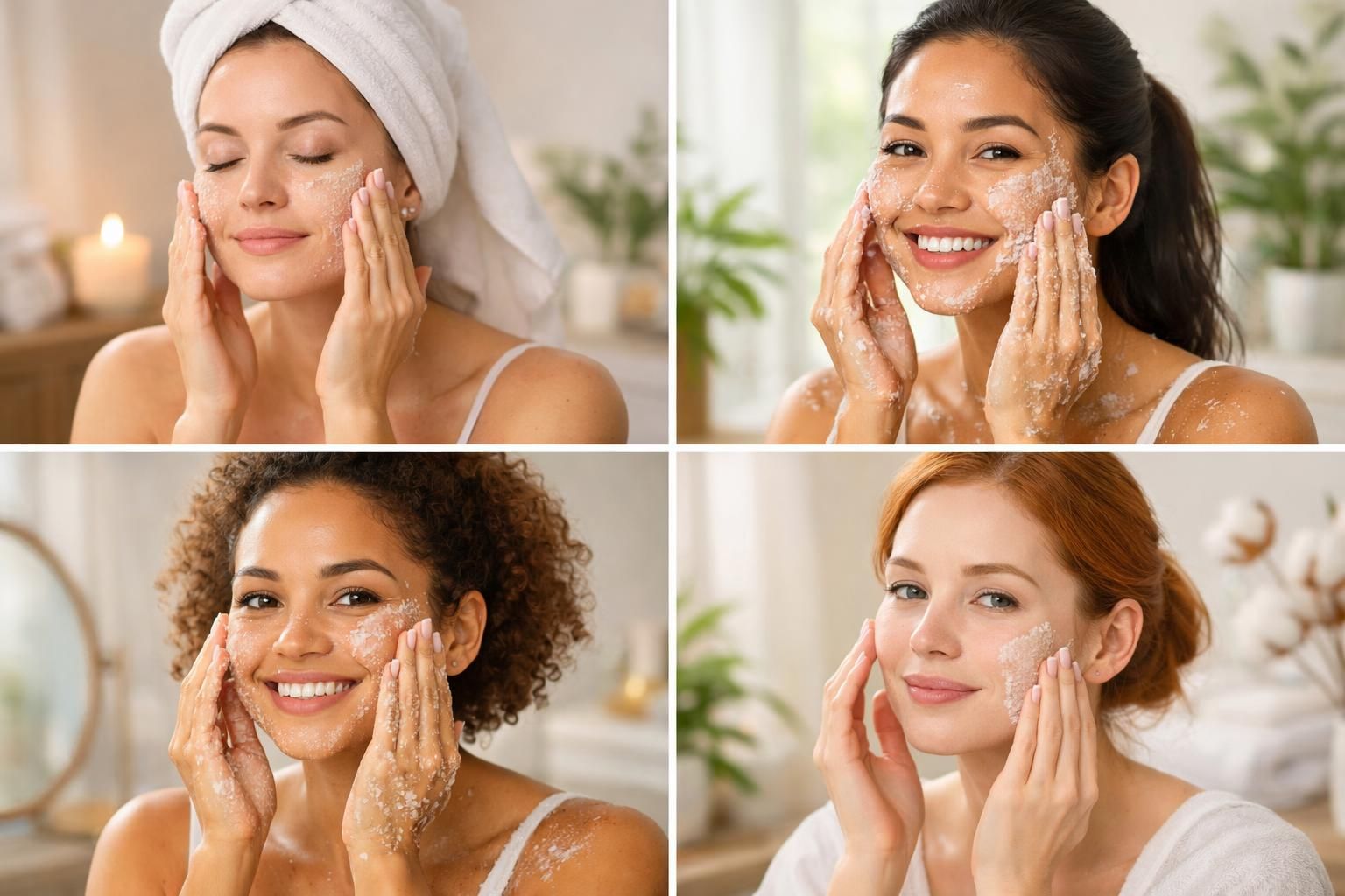 découvrez à quelle fréquence effectuer un gommage visage adapté à votre type de peau pour une peau nette et éclatante sans l'irriter.